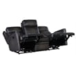 Beaumont Lane Power Sofa with Power Headrest in Gray Leather