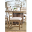 Beaumont Lane Transitional Ladderback Side Chair in Beige Wood