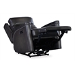 Beaumont Lane Power Recliner with Power Headrest in Gray Leather