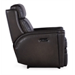 Beaumont Lane Power Recliner with Power Headrest in Gray Leather