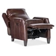 Beaumont Lane Power Recliner with Power Headrest in Brown Leather