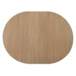Beaumont Lane Round Dining Table with One 18-inch Leaf in Natural Wood