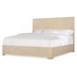 Beaumont Lane Contemporary King Panel Bed in Natural Wood Finish