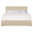 Beaumont Lane Contemporary King Panel Bed in Natural Wood Finish