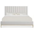 Beaumont Lane California King Upholstered Bed with White Fabric