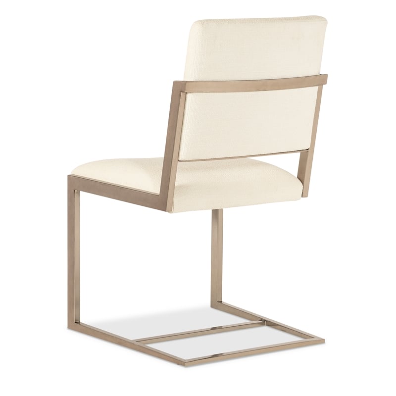 Beaumont Lane Modern / Contemporary Metal Chair in Beige Wood Finish