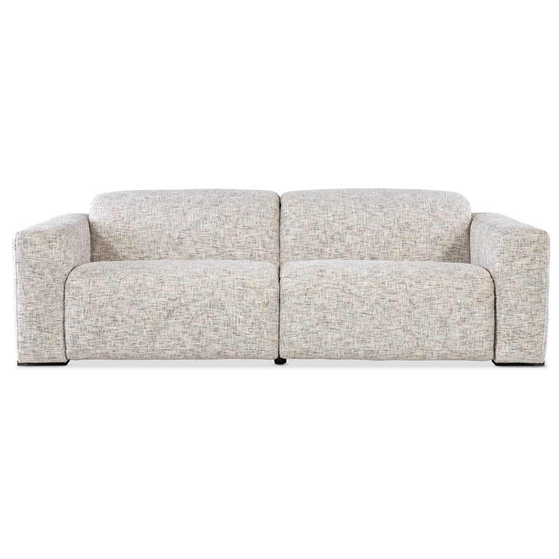 Beaumont Lane Power 2 Seat Sofa with Power Headrest with Cream Fabric