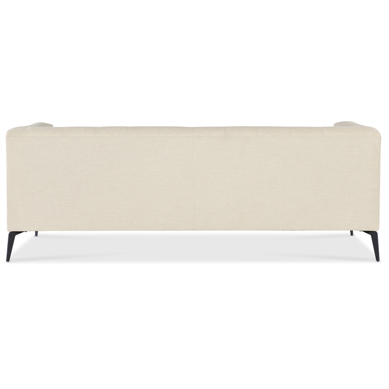Beaumont Lane Modern Traditional Stationary Sofa with Beige Fabric