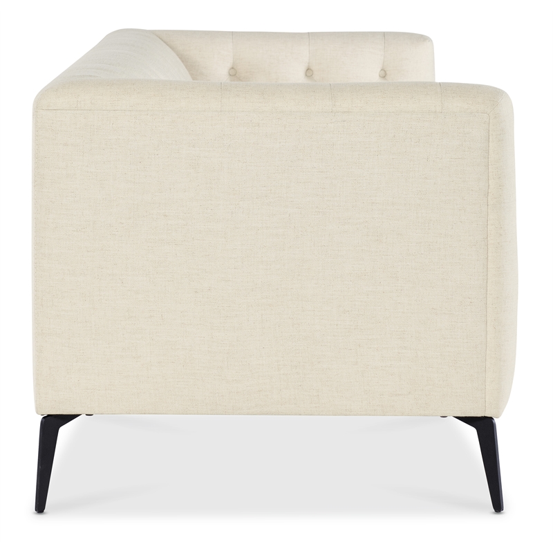 Beaumont Lane Modern Traditional Stationary Sofa with Beige Fabric