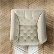 Beaumont Lane Traditional Stationary Chair with Beige Fabric