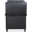 Beaumont Lane Wrenn Power Recliner with Power Headrest in Blue Leather