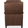 Beaumont Lane Wrenn Power Recliner with Power Headrest in Brown Leather