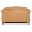 Beaumont Lane Power Recliner with Power Headrest in Brown Leather