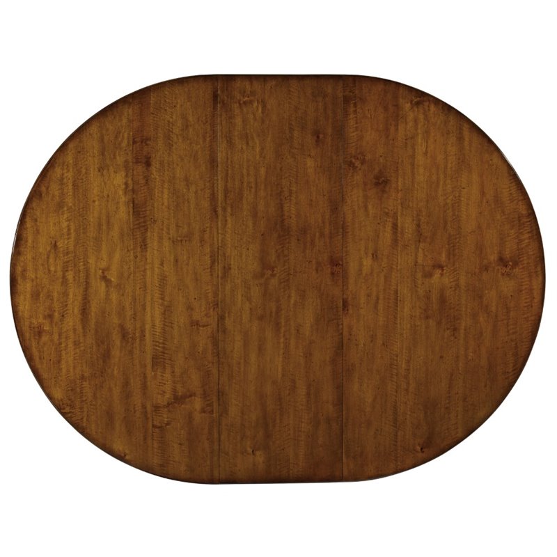 Beaumont Lane Set of 5 Pedestal Dining Table and Ladderback Arm Chairs