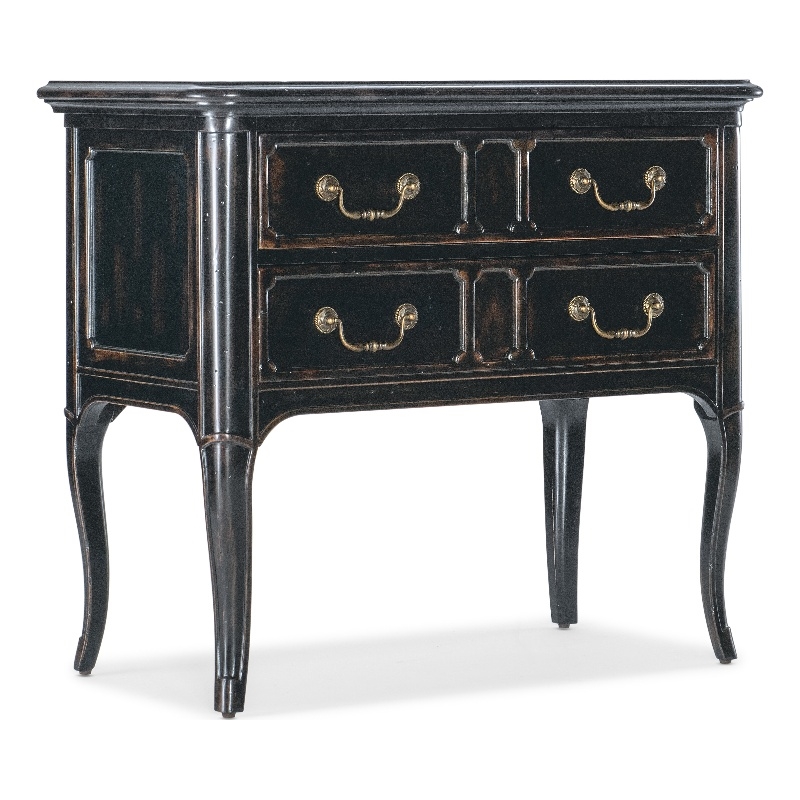 Beaumont Lane Set of 5 King Fabric Bed and Server and Mirror and Nightstands