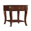Beaumont Lane Living Room Set of 2 End Tables & Sofa Table in Cherry