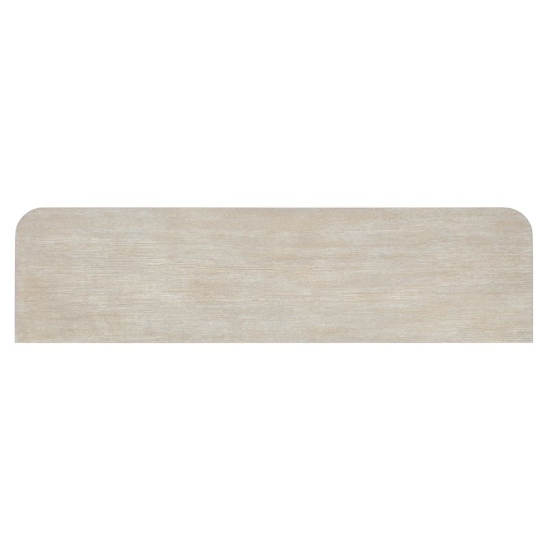 Beaumont Lane Queen Panel Bed & Wood Dresser Set in Natural Oak