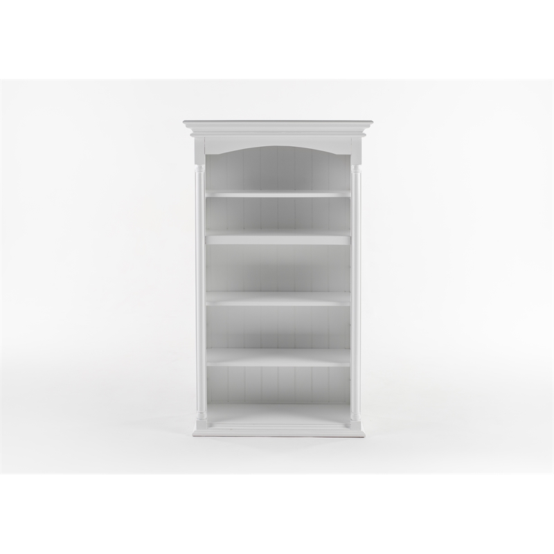 Beaumont Lane Single-Bay Hutch Unit with Adjustable Shelving in White