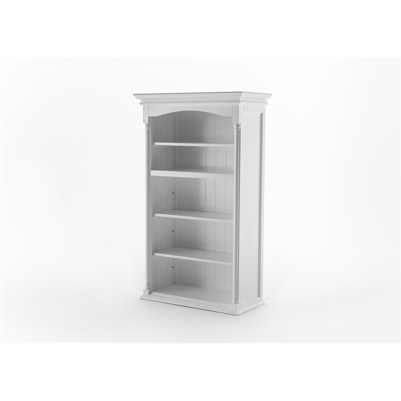 Beaumont Lane Single-Bay Hutch Unit with Adjustable Shelving in White