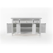 Beaumont Lane Solid Wood Buffet with 4 Doors 3 Drawers in White