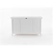 Beaumont Lane Solid Wood Buffet with 4 Doors 3 Drawers in White