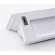 Beaumont Lane Mahogany Wood 4 Hook Coat Rack 70 cm in Classic White