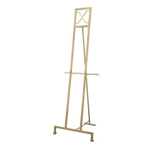 Beaumont Lane 57&quot Free Standing Easel Stand Gold Iron Frame Tripod Design