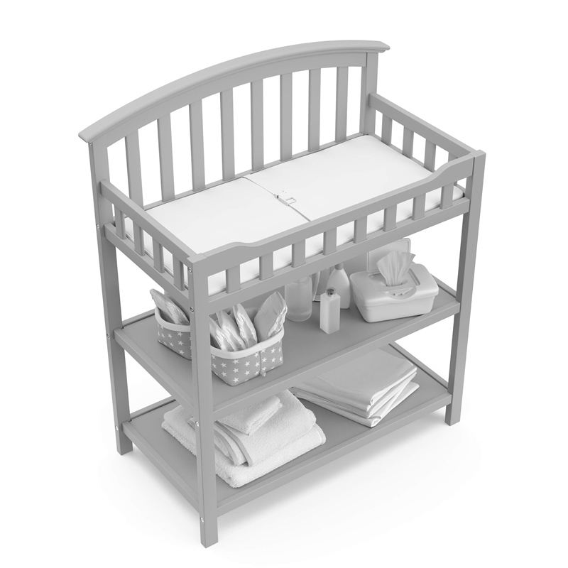 Graco Changing Table in Pebble Gray