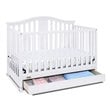 Graco Solano 4-in-1 Convertible Crib with Drawer in White