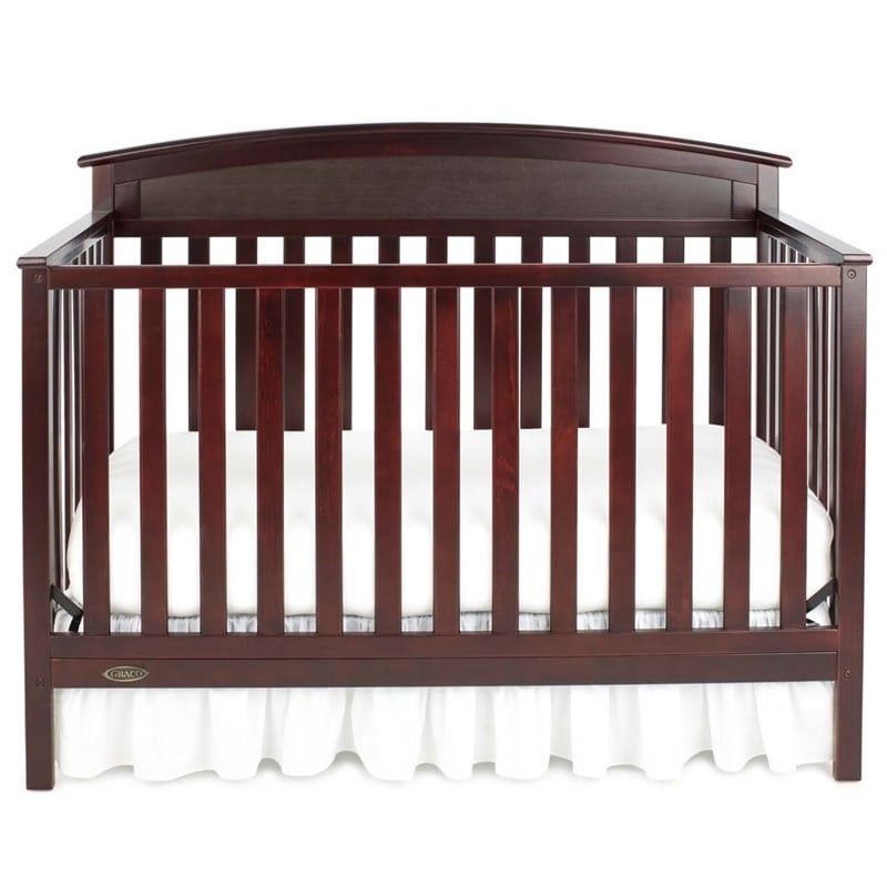 Stork Craft USA Graco Benton 4-in-1 Convertible Crib in Espresso