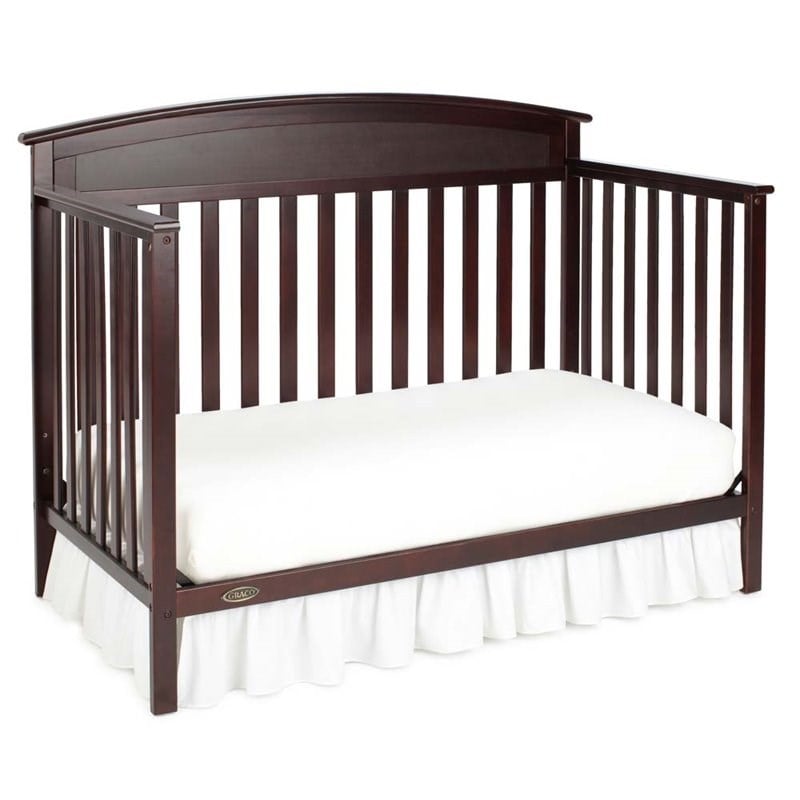 Stork Craft USA Graco Benton 4-in-1 Convertible Crib in Espresso