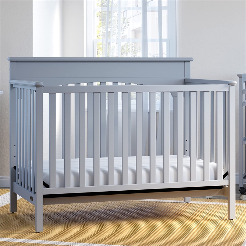 Graco Lauren 4-in-1 Convertible Crib in Pebble Gray