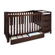 Graco Remi 4-in-1 Convertible Crib and Changer in Espresso