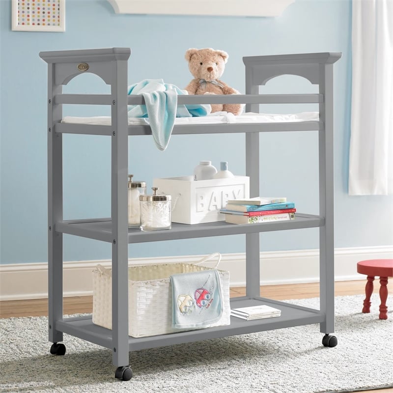 Graco Lauren Changing Table in Pebble Gray