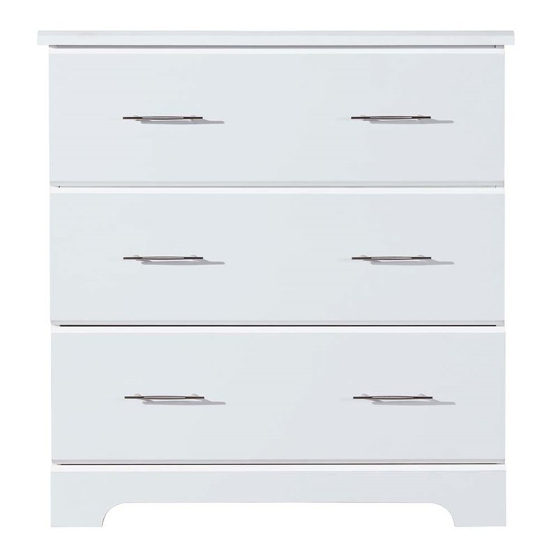 Stork Craft Usa Brookside 3 Drawer Chest In White 03663 101