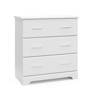 Stork Craft USA Brookside 3 Drawer Chest in White