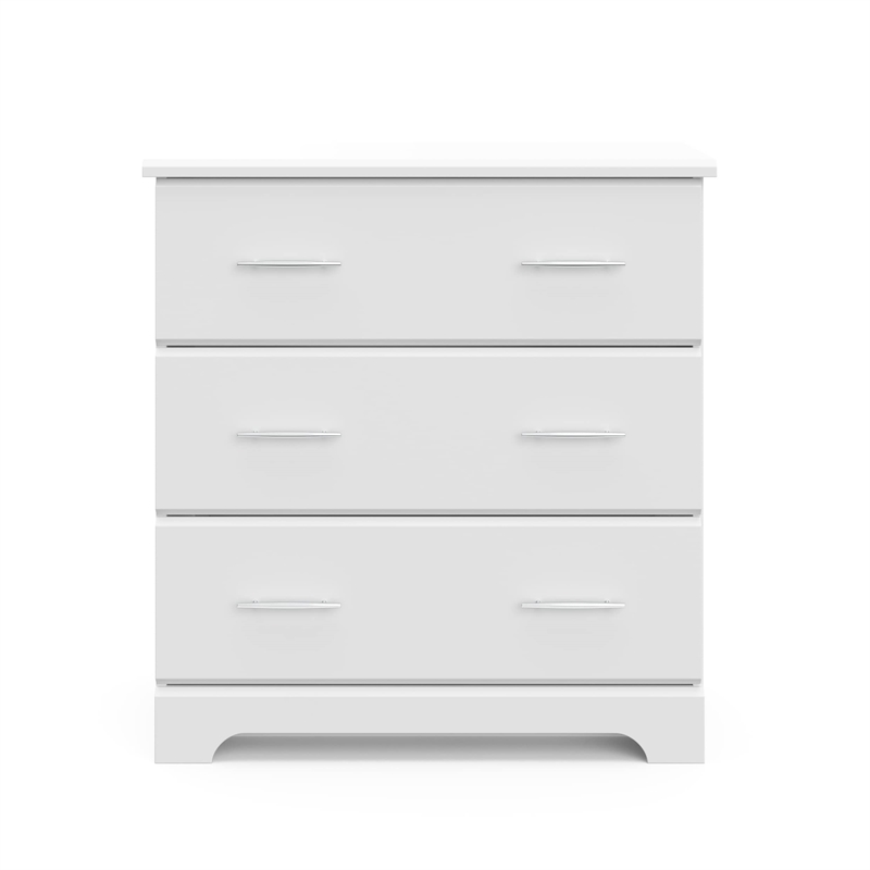 Stork Craft USA Brookside 3 Drawer Chest in White