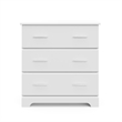 Stork Craft USA Brookside 3 Drawer Chest in White