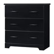 Stork Craft USA Brookside 3 Drawer Chest in Black