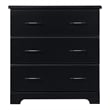 Stork Craft USA Brookside 3 Drawer Chest in Black