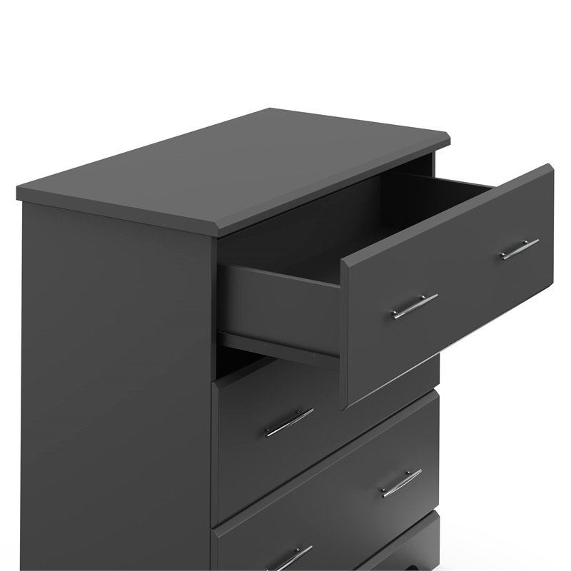 Stork Craft USA Brookside 3 Drawer Chest in Gray