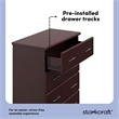 Stork Craft USA Brookside 4 Drawer Chest in Espresso
