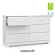Stork Craft USA Brookside 6 Drawer Dresser in White