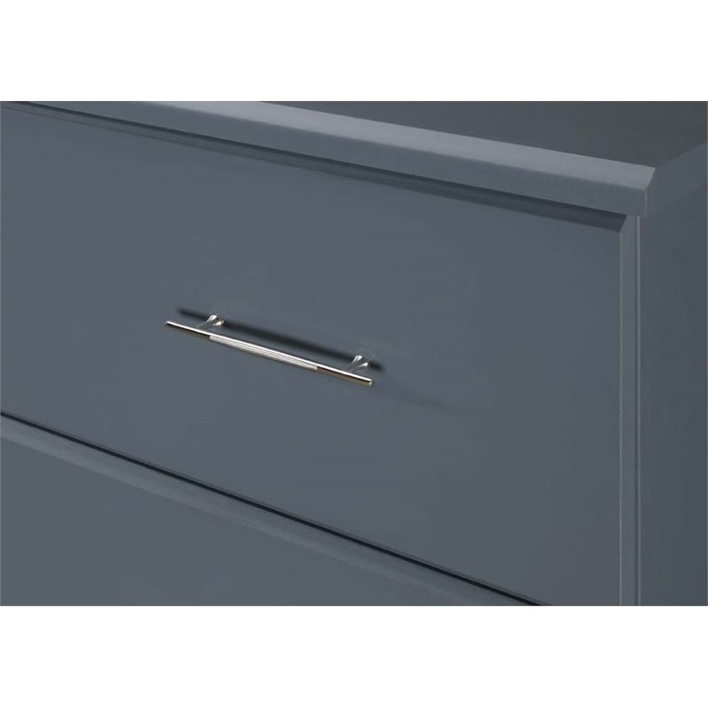 Stork Craft Usa Brookside 6 Drawer Dresser In Gray 03666 10g