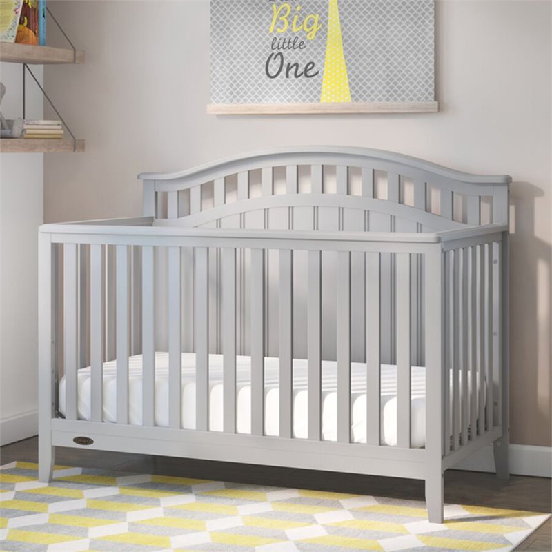 pebble gray crib