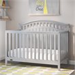 Graco Harper 4 in 1 Convertible Crib in Pebble Gray