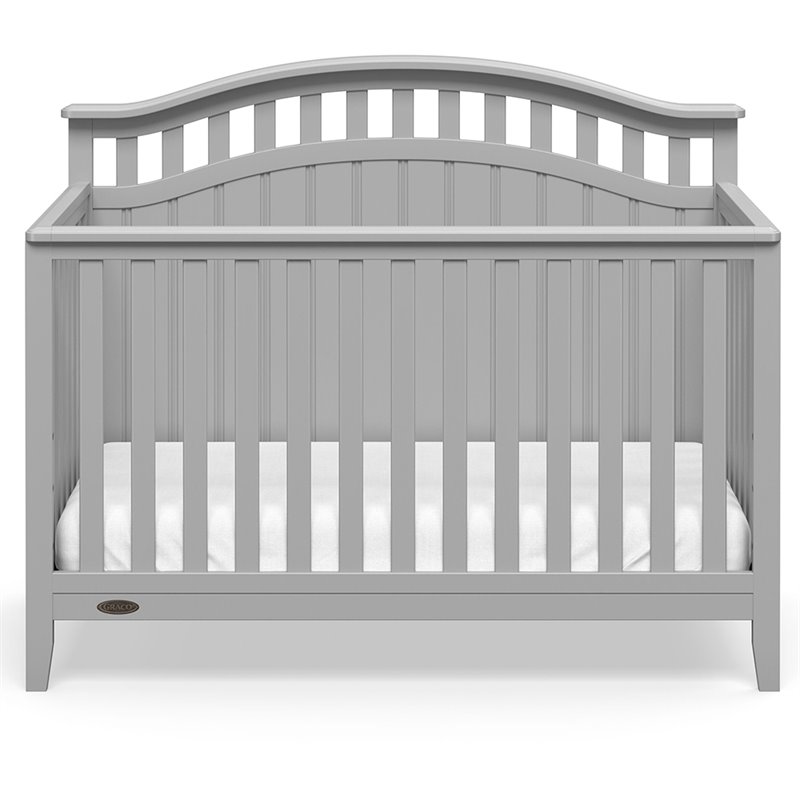 Graco Harper 4 in 1 Convertible Crib in Pebble Gray