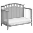 Graco Harper 4 in 1 Convertible Crib in Pebble Gray
