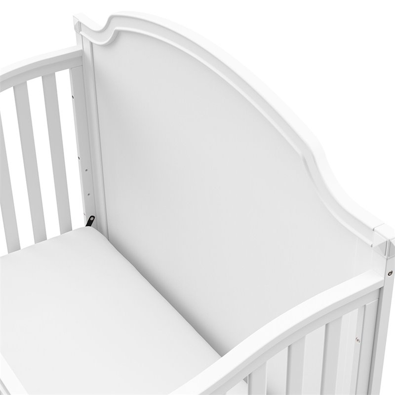 Graco Alicia 4 In 1 Convertible Crib In White 04526 801