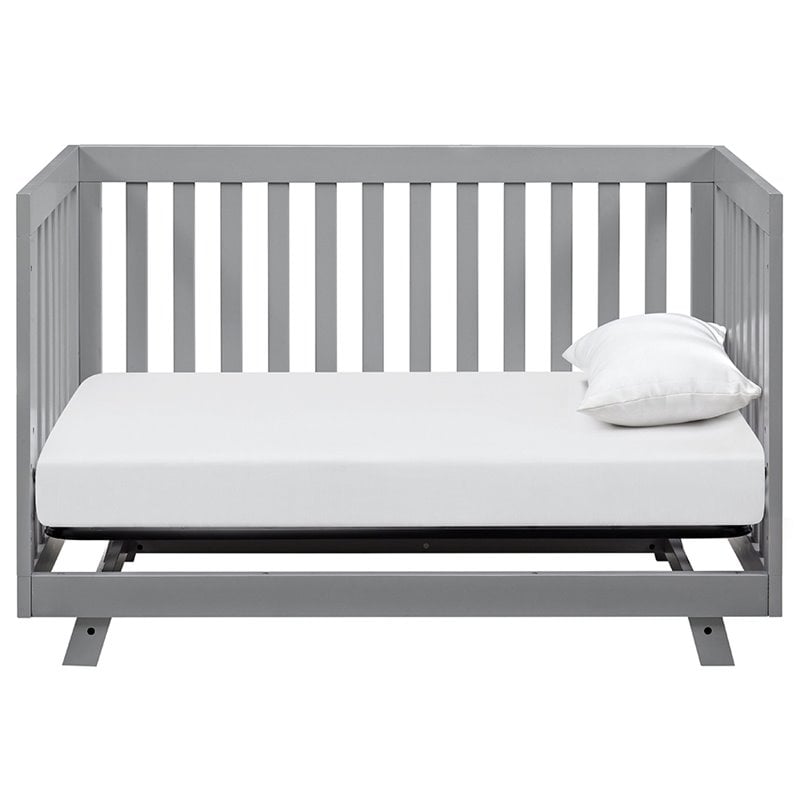 Storkcraft Beckett 3 in 1 Convertible Crib in Pebble Gray